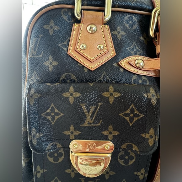 Louis Vuitton Monogram Manhattan GM Tote|Satchel, Canvas|Vachetta|Leather - Picture 5 of 16